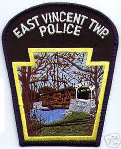 East Vincent Twp Police (Pennsylvania)
Thanks to apdsgt for this scan.
Keywords: township