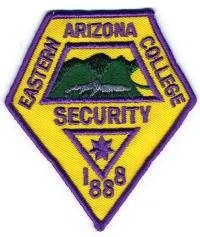 Eastern Arizona College Security (Arizona)
Thanks to BensPatchCollection.com for this scan.
Keywords: police