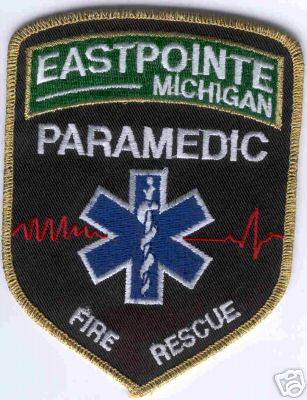Eastpointe Fire Rescue Paramedic
Thanks to Brent Kimberland for this scan.
Keywords: michigan