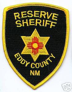 Eddy County Sheriff Reserve (New Mexico)
Thanks to apdsgt for this scan.
