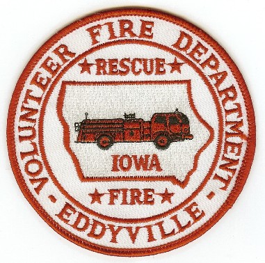 Eddyville Volunteer Fire Department
Thanks to PaulsFirePatches.com for this scan.
Keywords: iowa rescue