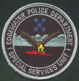 Edgewater Police Department Special Services Unit
Thanks to EmblemAndPatchSales.com for this scan.
Keywords: colorado