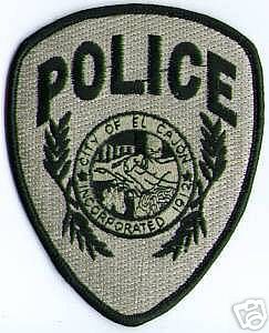 El Cajon Police (California)
Thanks to apdsgt for this scan.
Keywords: city of