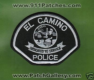 El Camino Police Department (California)
Thanks to PaulsFirePatches.com for this scan.
Keywords: dept.