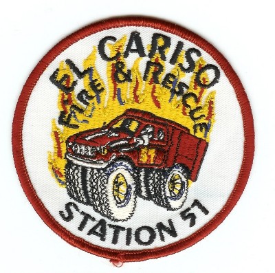 El Cariso Fire & Rescue Station 51
Thanks to PaulsFirePatches.com for this scan.
Keywords: california