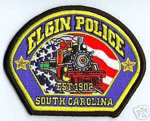 Elgin Police (South Carolina)
Thanks to apdsgt for this scan.
