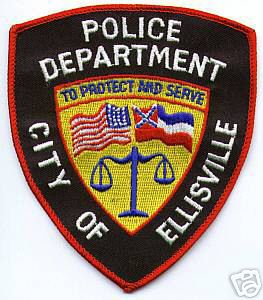 Ellisville Police Department (Mississippi)
Thanks to apdsgt for this scan.
Keywords: city of