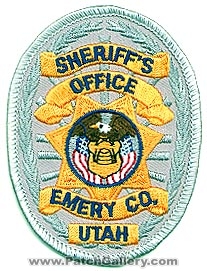 Emery County Sheriff's Department (Utah)
Thanks to Alans-Stuff.com for this scan.
Keywords: co. sheriffs dept. office