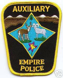 Empire Police Auxiliary (Colorado)
Thanks to apdsgt for this scan.
