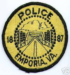 Emporia Police (Virginia)
Thanks to apdsgt for this scan.
