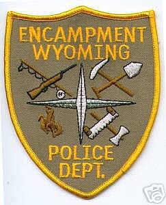 Encampment Police Dept (Wyoming)
Thanks to apdsgt for this scan.
Keywords: department
