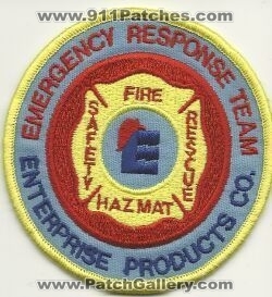 Enterprise Products Company Emergency Response Team (Texas)
Thanks to Mark Hetzel Sr. for this scan.
Keywords: ert co. fire rescue hazmat haz-mat safety