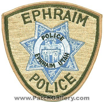 Ephraim Police Department (Utah)
Thanks to Alans-Stuff.com for this scan.
Keywords: dept.