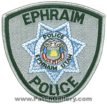 Ephraim Police Department (Utah)
Thanks to Alans-Stuff.com for this scan.
Keywords: dept.