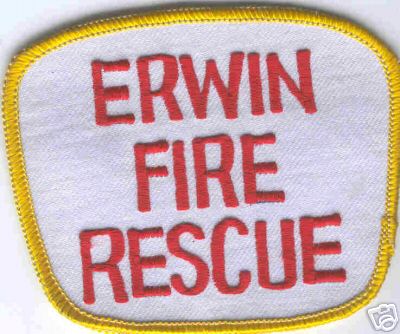 Erwin Fire Rescue
Thanks to Brent Kimberland for this scan.
Keywords: north carolina