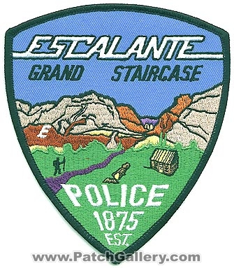 Escalante Police Department (Utah)
Thanks to Alans-Stuff.com for this scan.
Keywords: dept. grand staircase