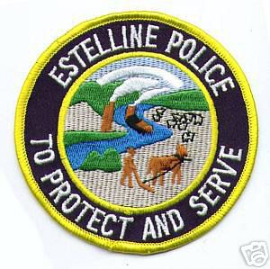 Estelline Police (South Dakota)
Thanks to apdsgt for this scan.

