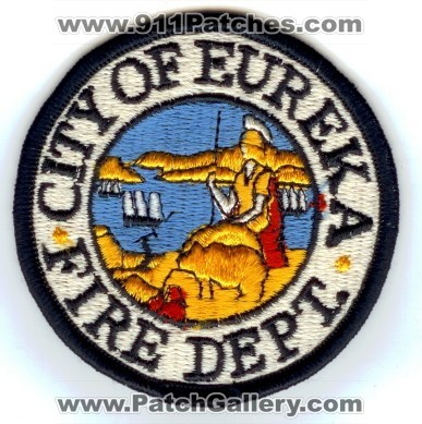 Eureka Fire Department (California)
Thanks to PaulsFirePatches.com for this scan.
Keywords: dept. city of