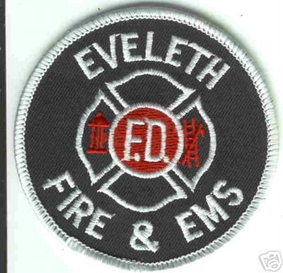 Eveleth Fire & EMS
Thanks to Brent Kimberland for this scan.
Keywords: minnesota f.d. fd department