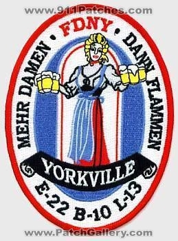 FDNY Fire Engine 22 Ladder 13 Battalion 10 (New York)
Thanks to apdsgt for this scan.
Keywords: city department dept. of yorkville e-22 l-13 b-10