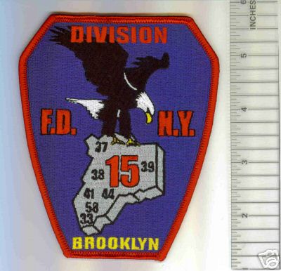 FDNY Fire Division 15 (New York)
Thanks to Mark C Barilovich for this scan.
Keywords: department