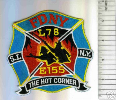 FDNY Fire Engine 155 Ladder 78 (New York)
Thanks to Mark C Barilovich for this scan.
Keywords: department