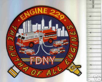 FDNY Fire Engine 229 (New York)
Thanks to Mark C Barilovich for this scan.
Keywords: department