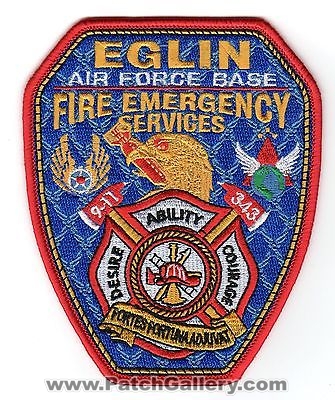 Eglin Air Force Base Fire Emergency Services (Florida)
Thanks to Jack Bol for this scan.
Keywords: afb usaf military 9-11 343 desire ability courage