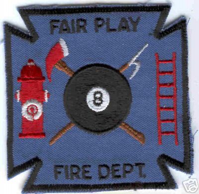 Fair Play Fire Dept
Thanks to Brent Kimberland for this scan.
Keywords: south carolina department 8