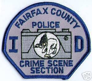 Fairfax County Police Crime Scene Section (Virginia)
Thanks to apdsgt for this scan.
Keywords: id