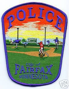 Fairfax Police (Minnesota)
Thanks to apdsgt for this scan.
Keywords: city of