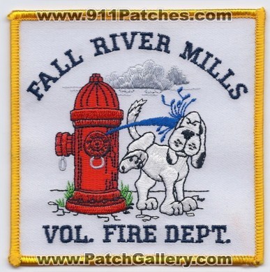 Fall River Mills Volunteer Fire Department (California)
Thanks to PaulsFirePatches.com for this scan.
Keywords: vol. dept.