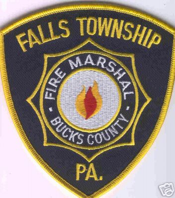 Falls Township Fire Marshal
Thanks to Brent Kimberland for this scan.
Keywords: pennsylvania bucks county