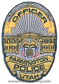 Farmington Police Department Officer (Utah)
Thanks to Alans-Stuff.com for this scan.
Keywords: dept.