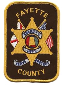 Fayette County Sheriff's Dept (Alabama)
Thanks to BensPatchCollection.com for this scan.
Keywords: sheriffs department