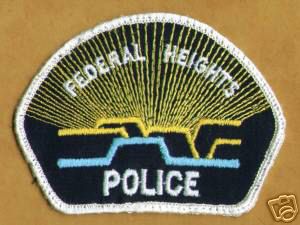 Federal Heights Police (Colorado)
Thanks to apdsgt for this scan.
