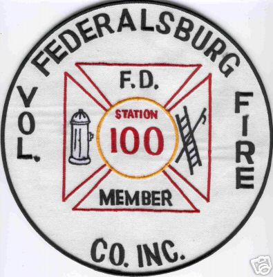 Federalsburg Vol Fire Co Inc Station 100
Thanks to Brent Kimberland for this scan.
Keywords: maryland volunteer company f.d. fd department member