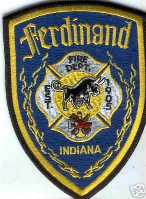 Ferdinand Fire Dept
Thanks to Brent Kimberland for this scan.
Keywords: indiana department