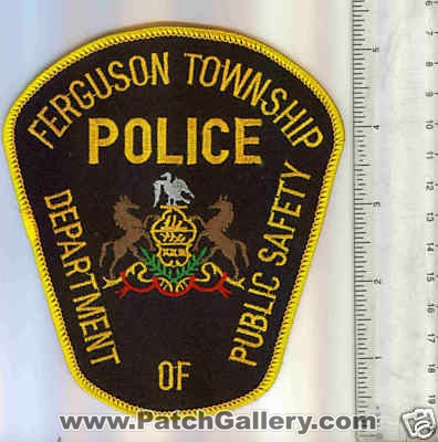 Ferguson Township Police (Pennsylvania)
Thanks to Mark C Barilovich for this scan.
Keywords: department of public safety dps twp