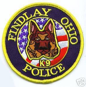 Findlay Police K-9 (Ohio)
Thanks to apdsgt for this scan.
Keywords: k9