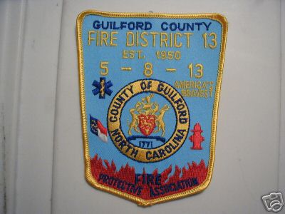 Fire District 13 (North Carolina)
Thanks to Mark Stampfl for this picture.
County: Guilford
Keywords: of 5 8 protective association