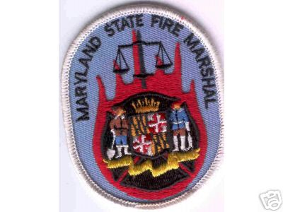 Maryland State Fire Marshal
Thanks to Brent Kimberland for this scan.
