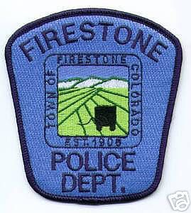Firestone Police Dept (Colorado)
Thanks to apdsgt for this scan.
Keywords: department town of