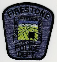 Firestone Police Dept
Thanks to Scott McDairmant for this scan.
Keywords: colorado department town of