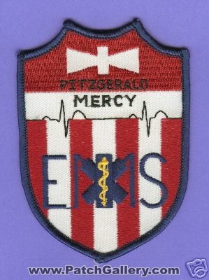 Fitzgerald Mercy EMS
Thanks to PaulsFirePatches.com for this scan.
Keywords: pennsylvania