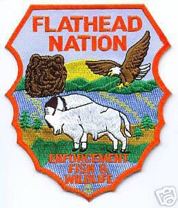 Flathead Nation Fish & Wildlife Enforcement (Montana)
Thanks to apdsgt for this scan.
Keywords: police and