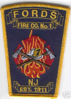 Fords Fire Co No 1
Thanks to Brent Kimberland for this scan.
Keywords: new jersey company number