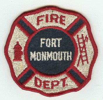 Fort Monmouth Fire Dept
Thanks to PaulsFirePatches.com for this scan.
Keywords: new jersey department us army