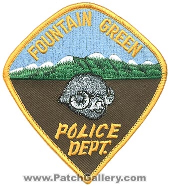Fountain Green Police Department (Utah)
Thanks to Alans-Stuff.com for this scan.
Keywords: dept.