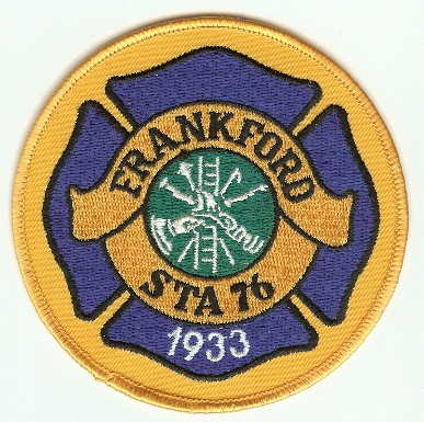Frankfort Fire
Thanks to PaulsFirePatches.com for this scan.
Keywords: delaware sta station 76